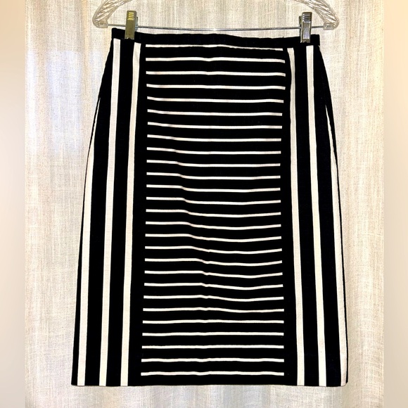 J. Crew No. 2 Pencil Skirt Striped - Picture 1 of 3